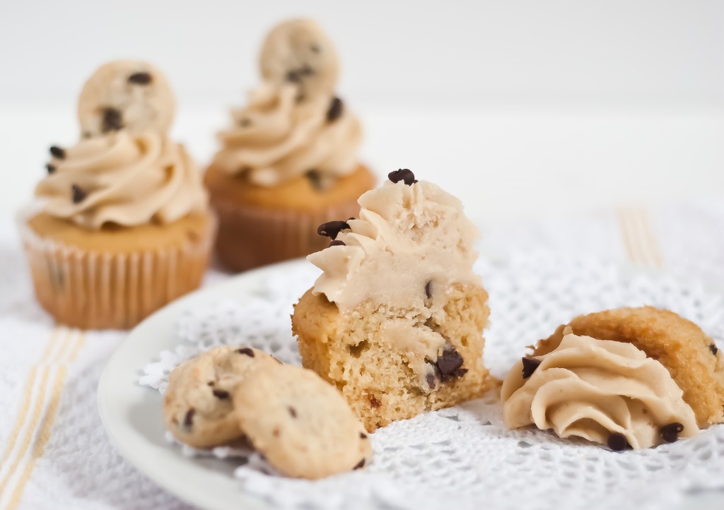 cookie dough cupcakes