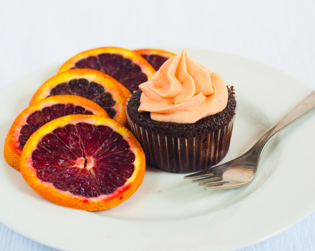 Blood Orange Cupcakes