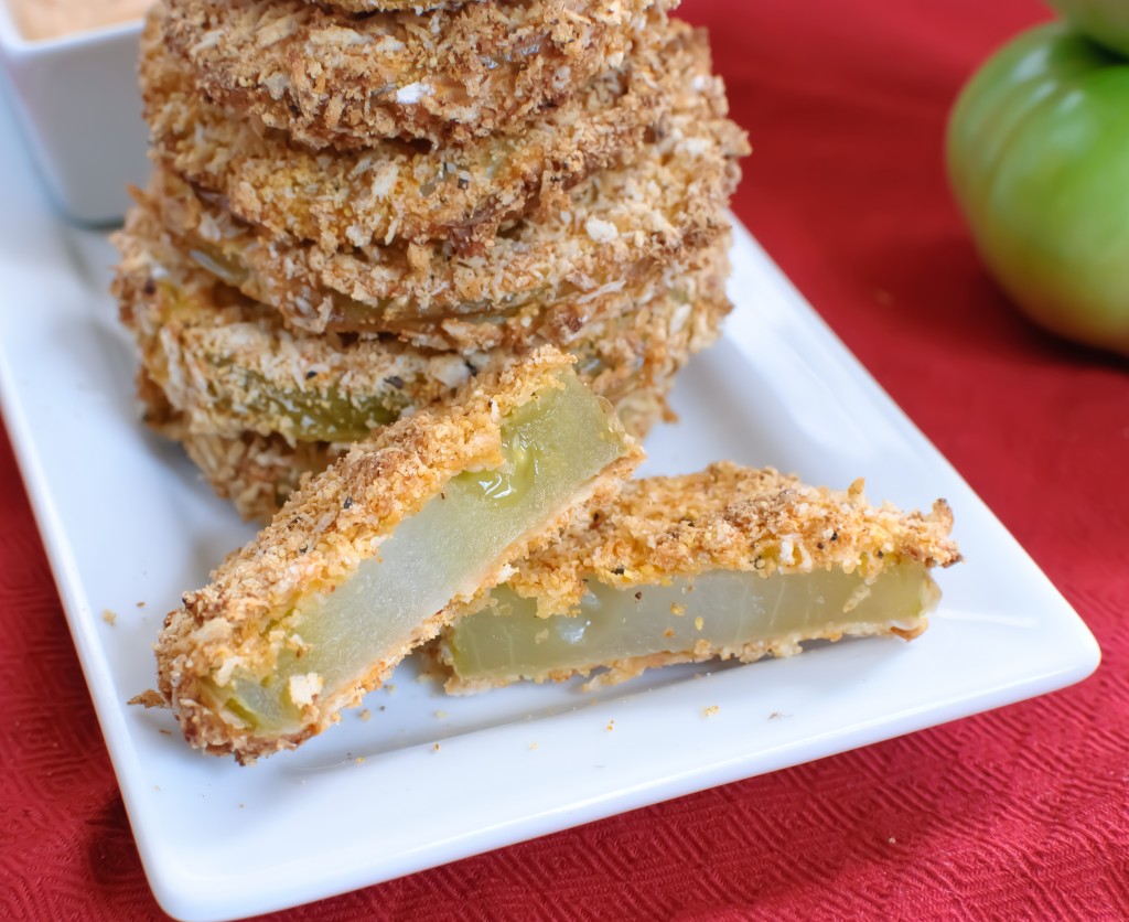 Oven-Fried Green Tomatoes - Baked In