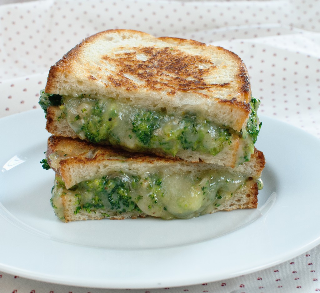 broccoli cheddar grilled cheese