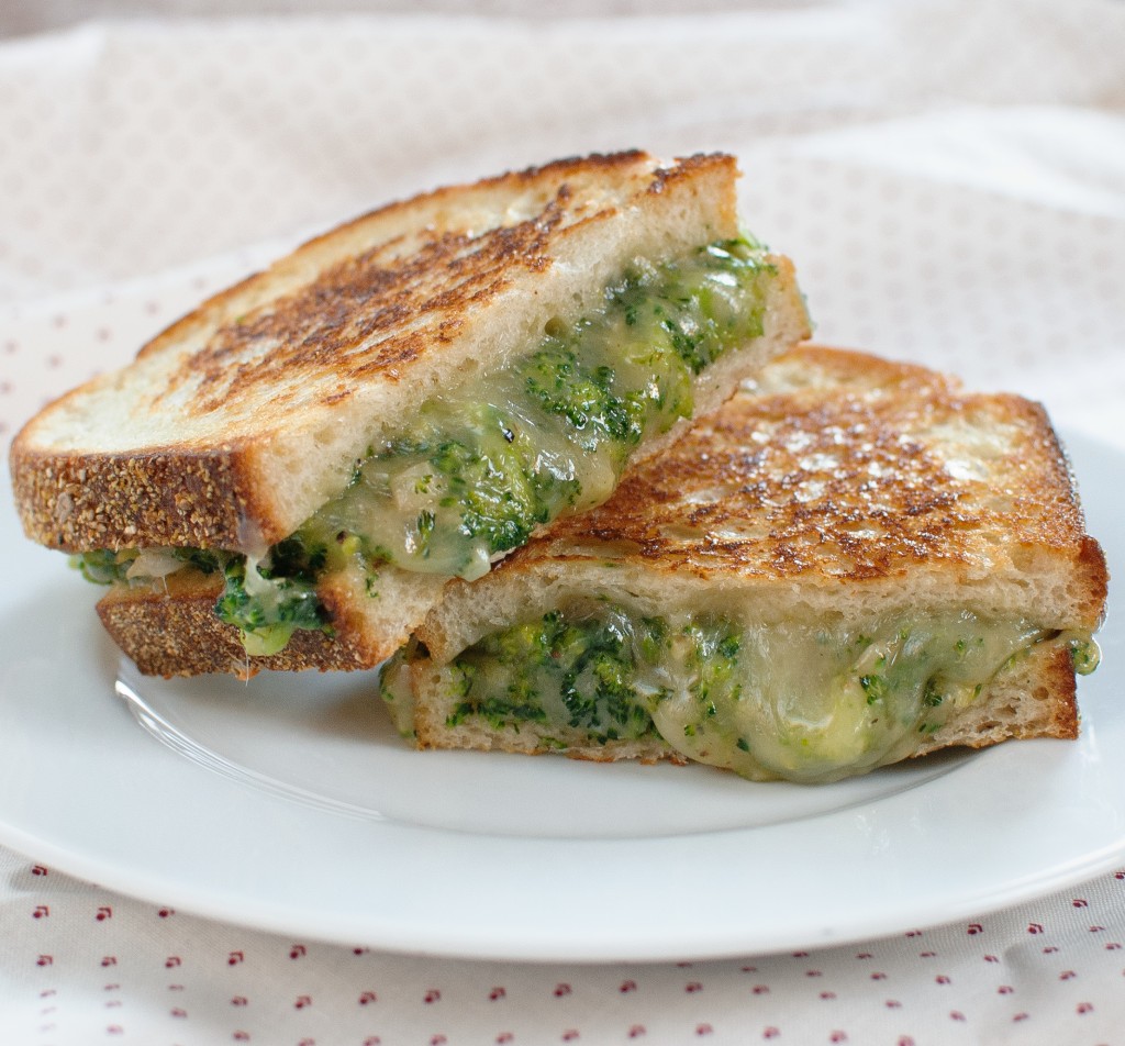 broccoli cheddar grilled cheese