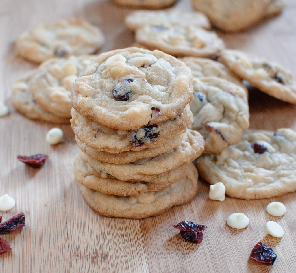 white chocolate cranberry cookies