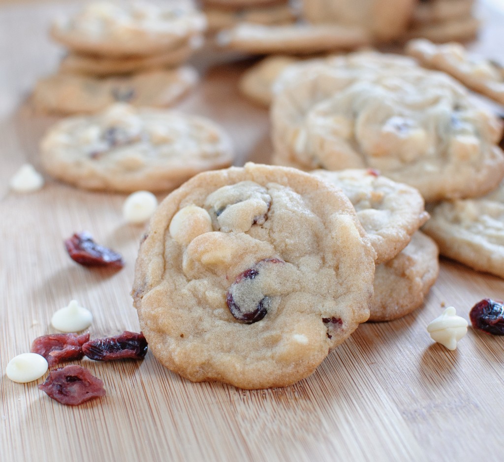 white chocolate cranberry cookies