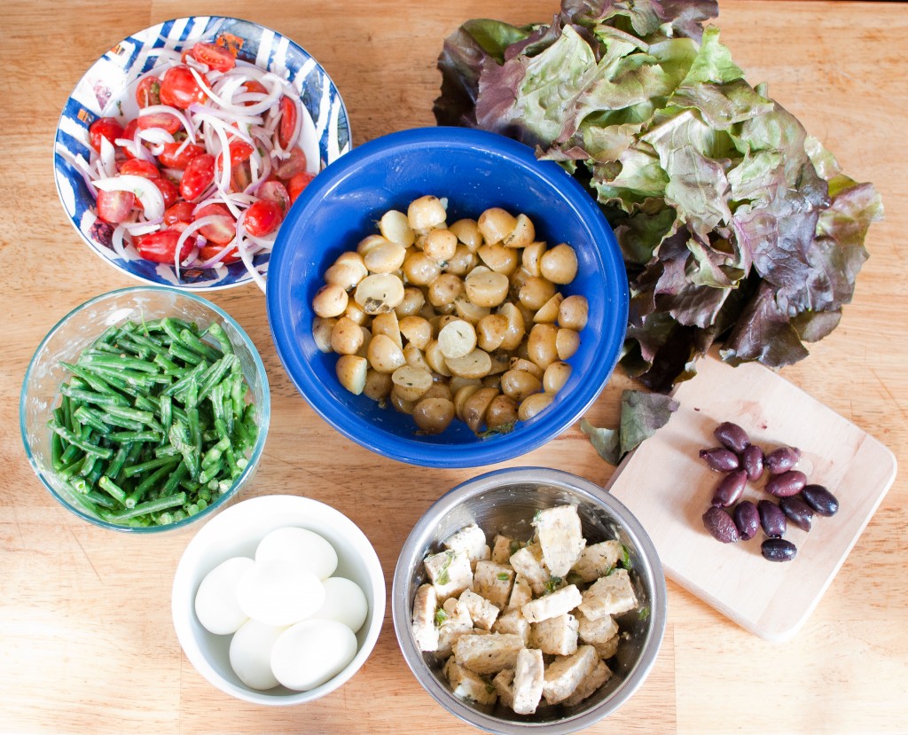 Vegetarian Nicoise Salad