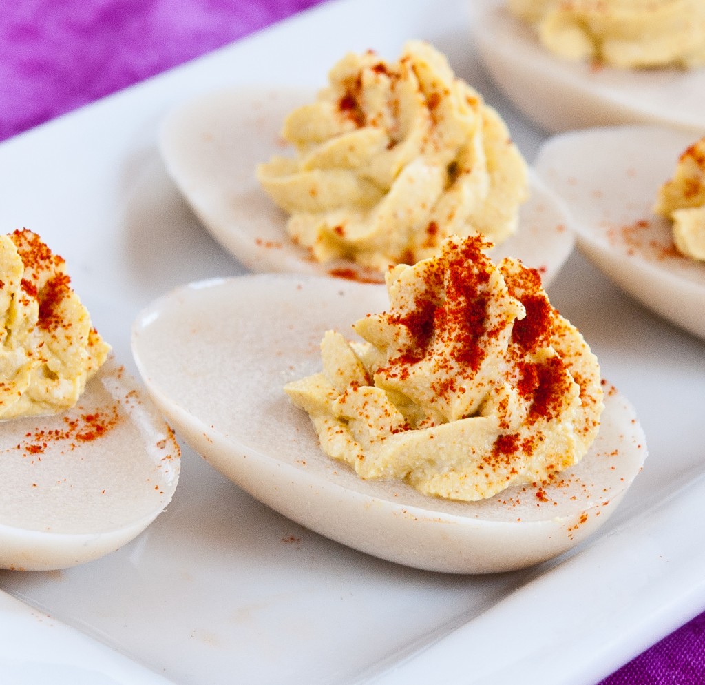 vegan deviled eggs