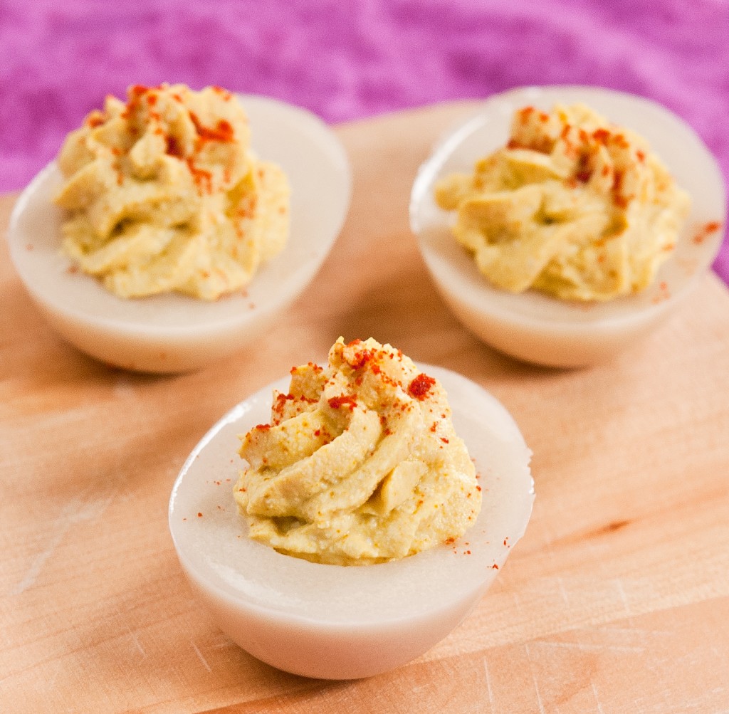 vegan deviled eggs