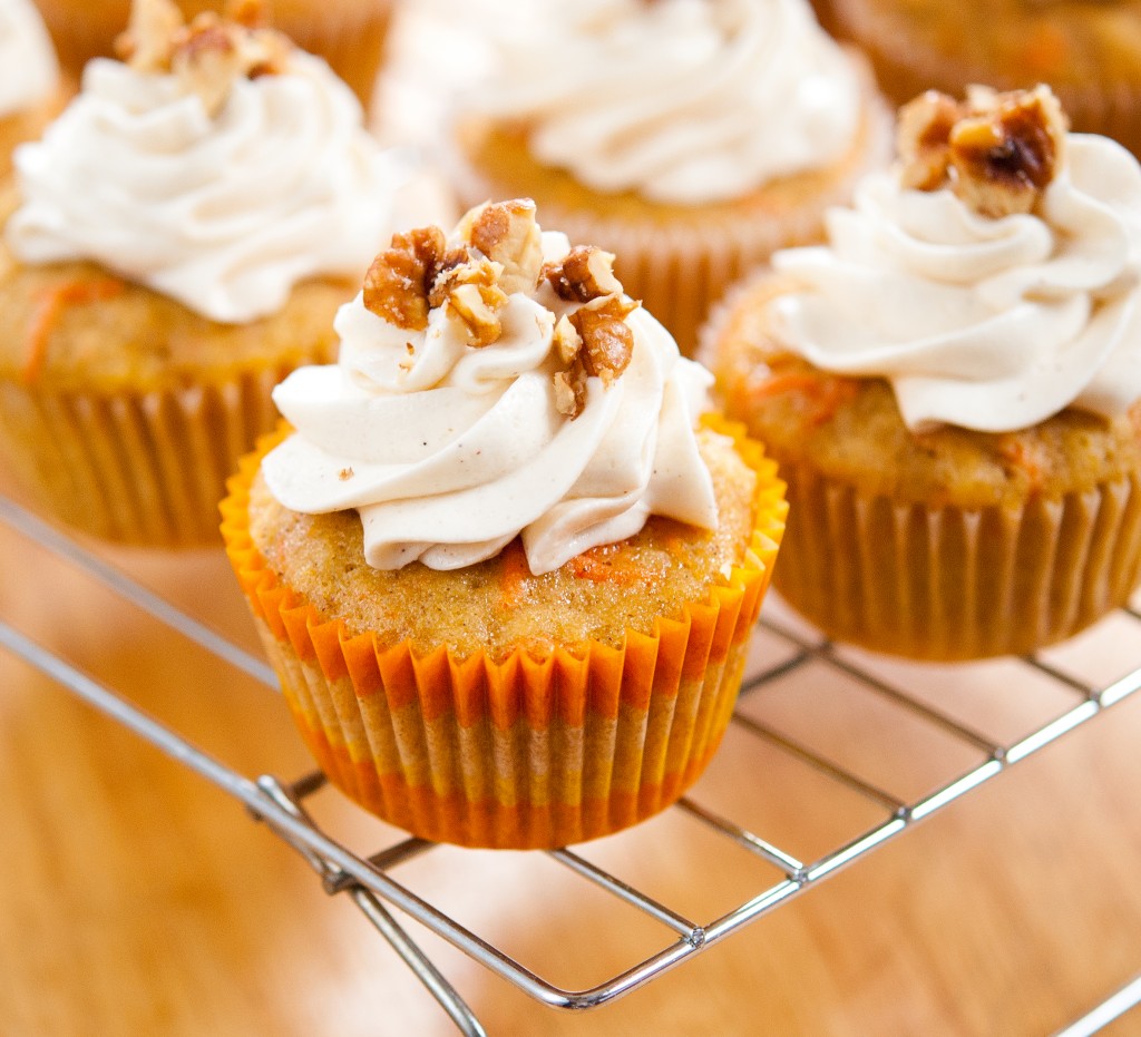 carrot cake cupcakes | baked in