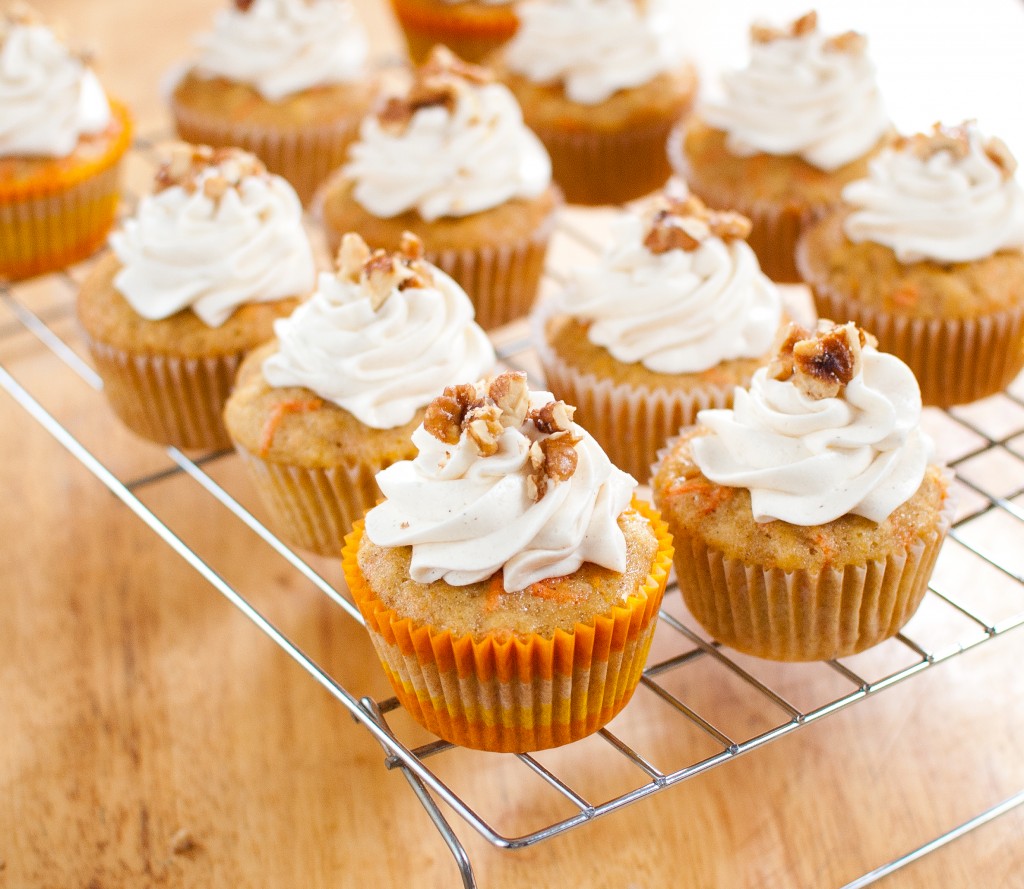 Carrot Cake Cupcakes Baked In