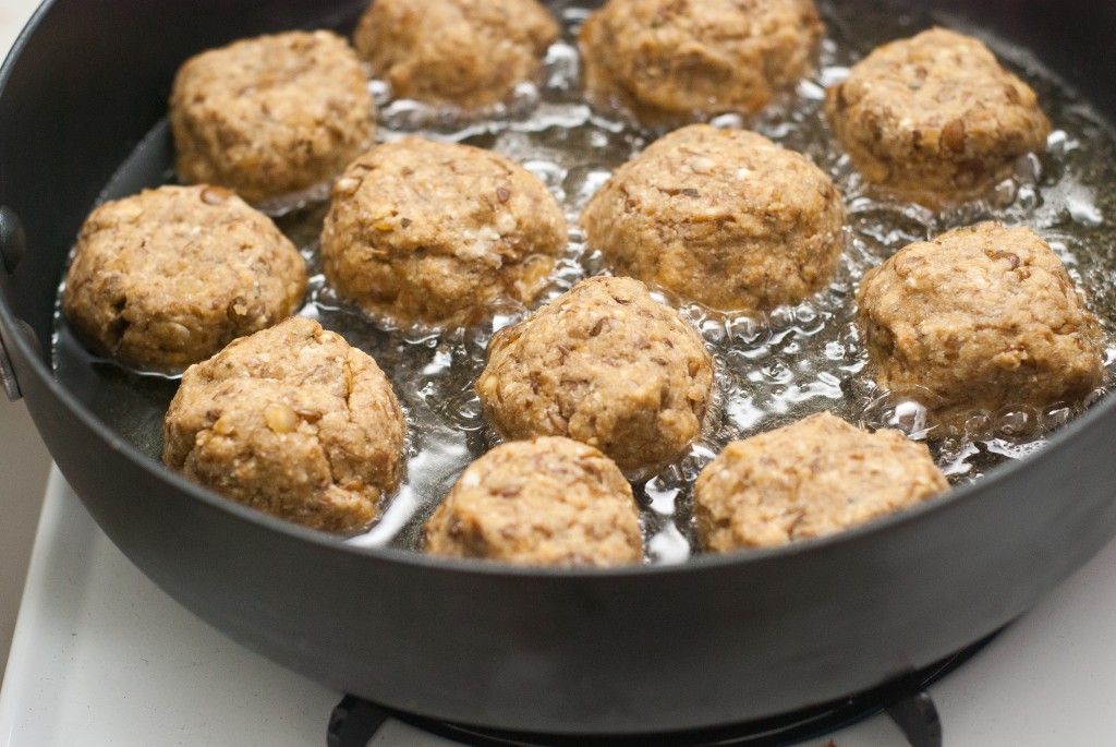 lentil ricotta meatballs