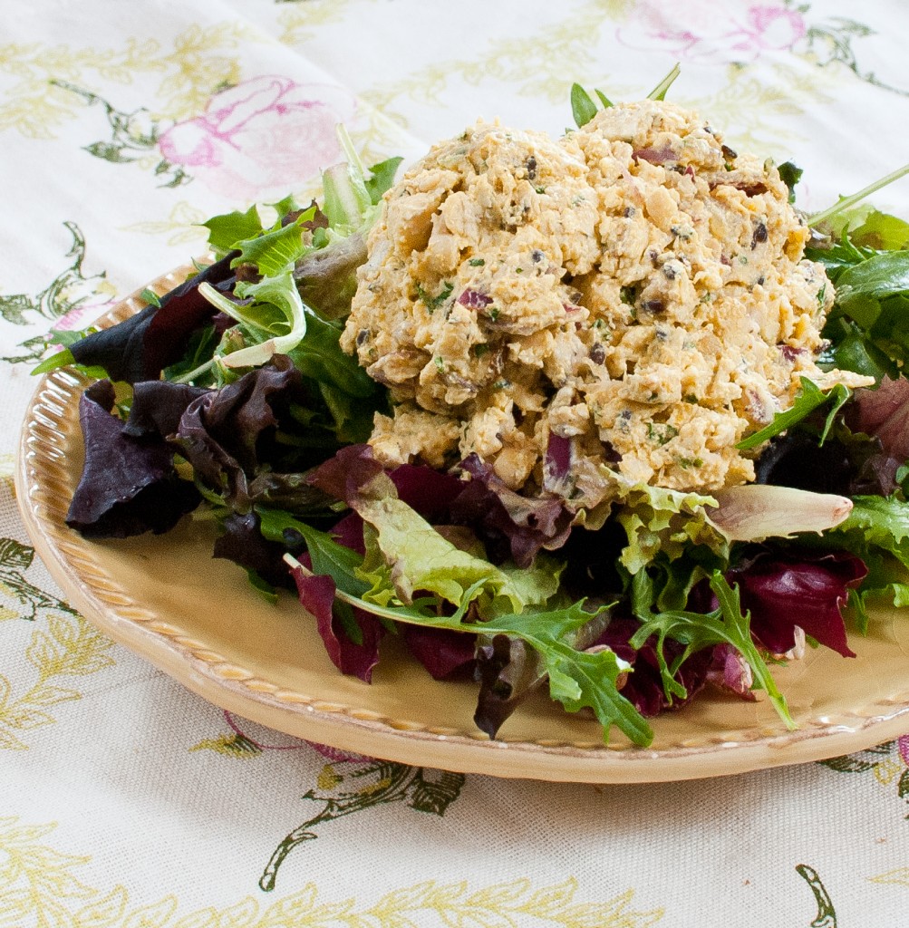 curried "chicken" salad