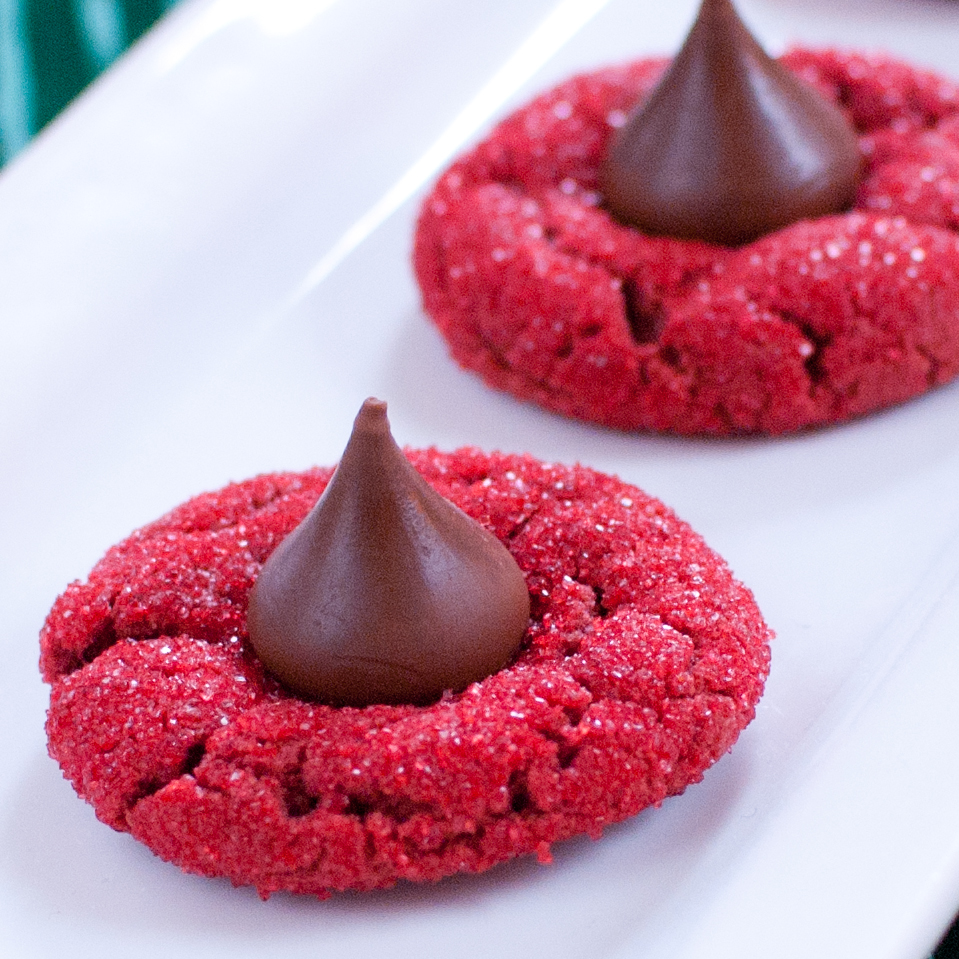 red velvet peanut butter blossoms | baked in