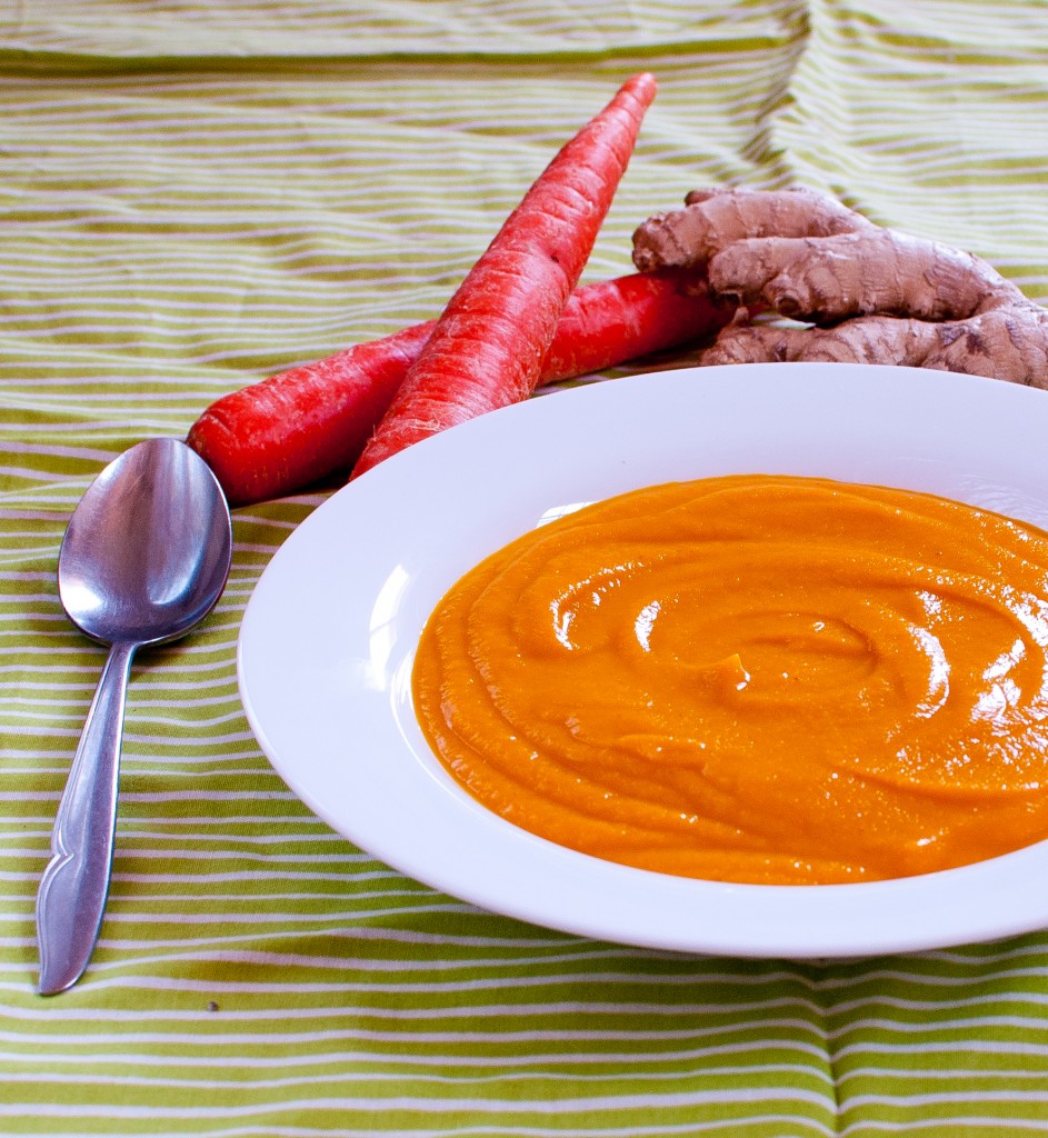 miso carrot ginger soup 