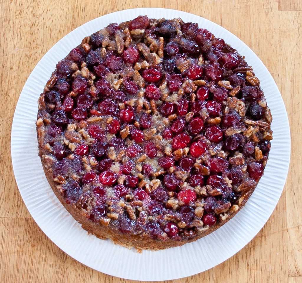 Cranberry-Pecan Upside Down Cake