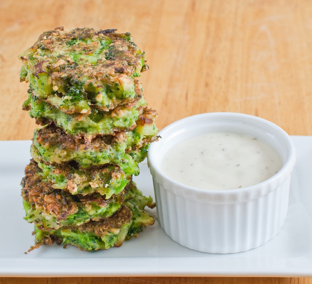 Broccoli Parmesan Fritters