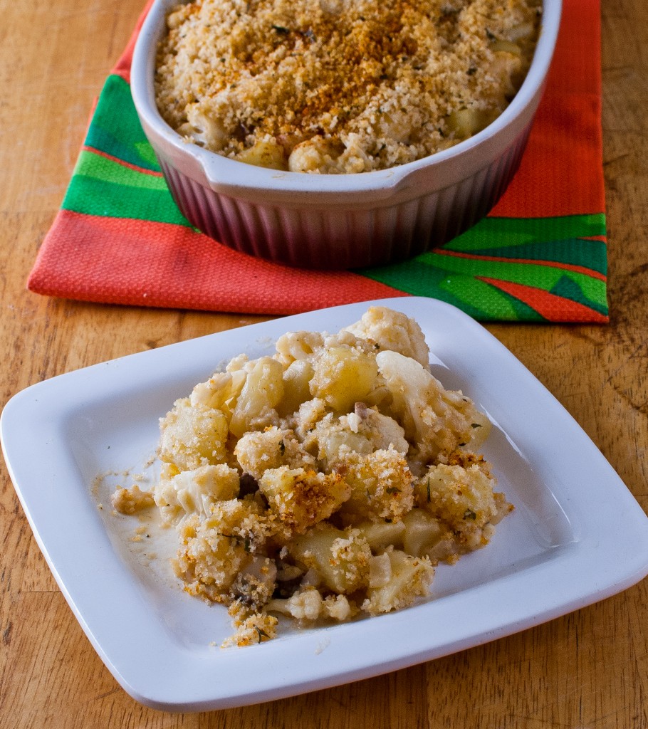 Cauliflower Potato Casserole with no cheese