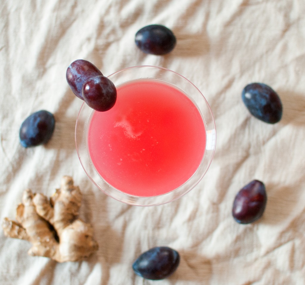 The Plum Fantastic - plum and ginger cocktail