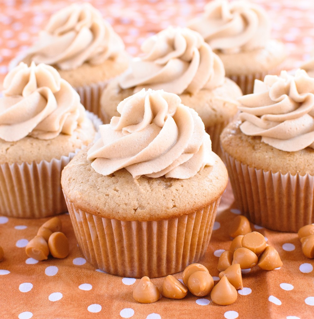 Double Butterscotch Cupcakes