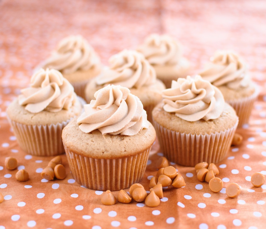 Double Butterscotch Cupcakes