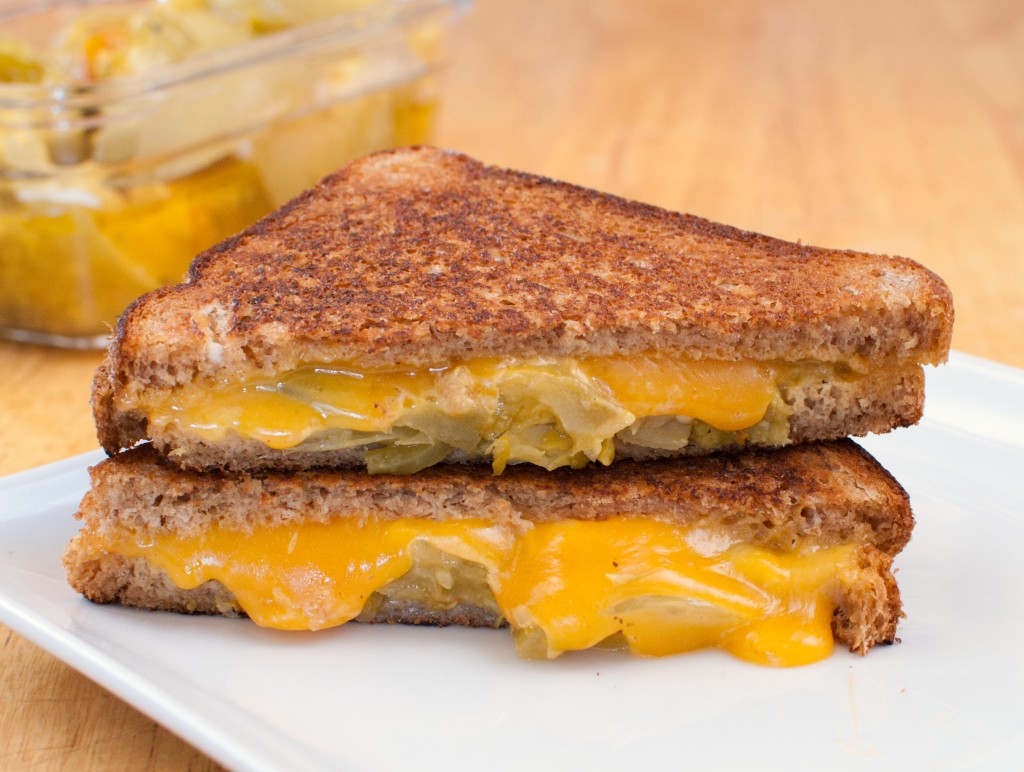 Green Tomato Grilled Cheese