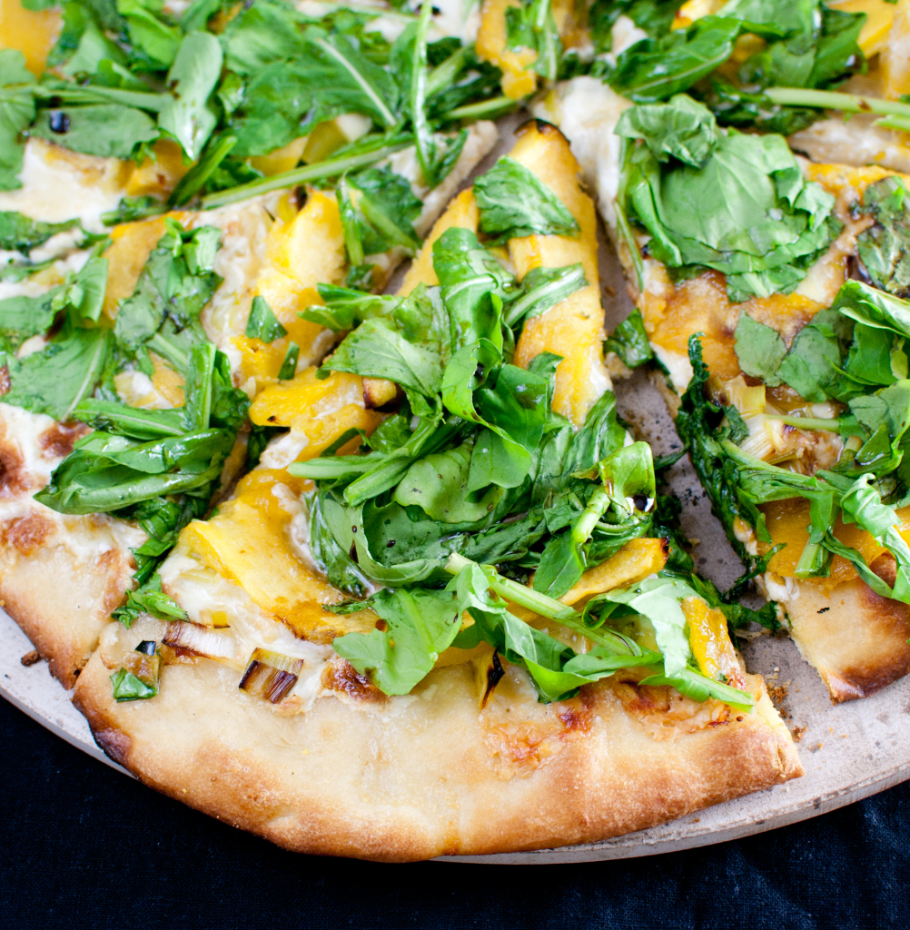 Acorn Squash and Gorgonzola Pizza