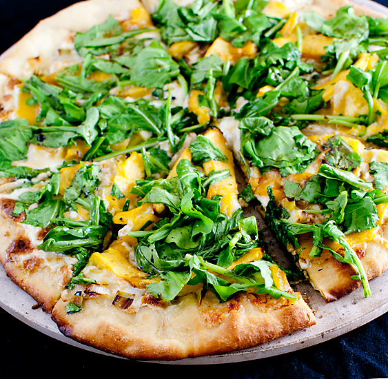 Acorn Squash and Gorgonzola Pizza