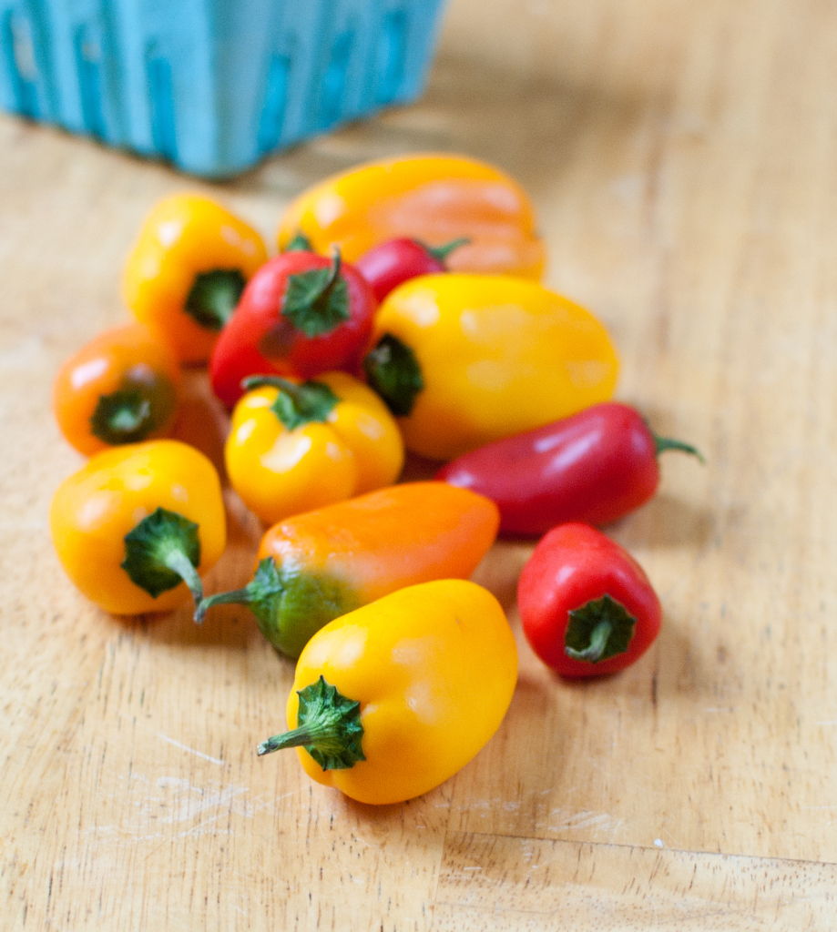 Goat Cheese Stuffed Mini Peppers