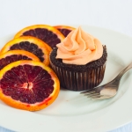 Chocolate Blood Orange Cupcakes