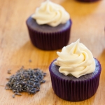 Lavender-Lemon Cupcakes with Honey Cream Cheese Frosting