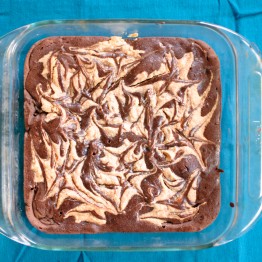 Peanut Butter Swirl Brownies