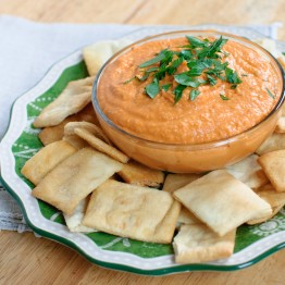 Roasted Red Pepper Hummus