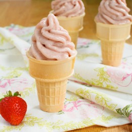 Strawberry-Banana Soft Serve