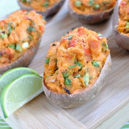 Loaded Thai Sweet Potatoes