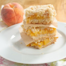 Peach Crumb Bars