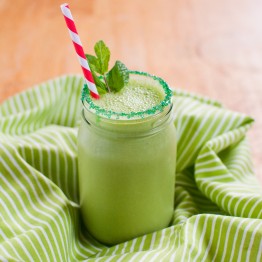 Healthy Homemade Shamrock Shake