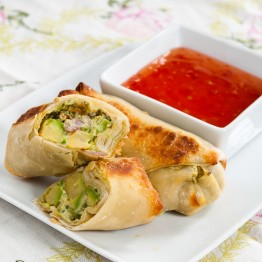 Baked Avocado Egg Rolls