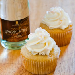 Peach Bellini Cupcakes