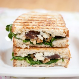 Date, Walnut & Gorgonzola Grilled Cheese