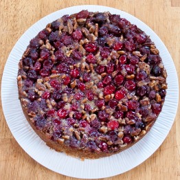 Cranberry-Pecan Upside Down Cake