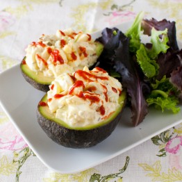 Egg Salad Stuffed Avocados