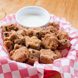 Deep-Fried Okra Bites