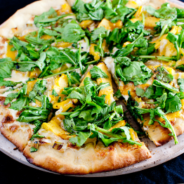 Acorn Squash and Gorgonzola Pizza